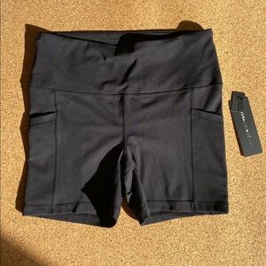 Yogalicious Lux Black Yoga Shorts